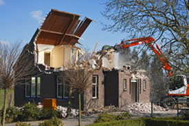 Atlanta home demolition