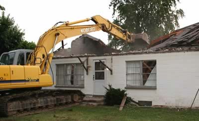 Alpharetta, Georgia home demolition