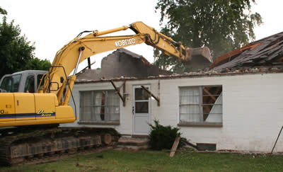 home demolition in Vinnings, GA